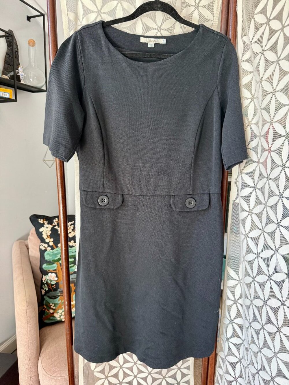 Retro Boden little black dress, size 14
